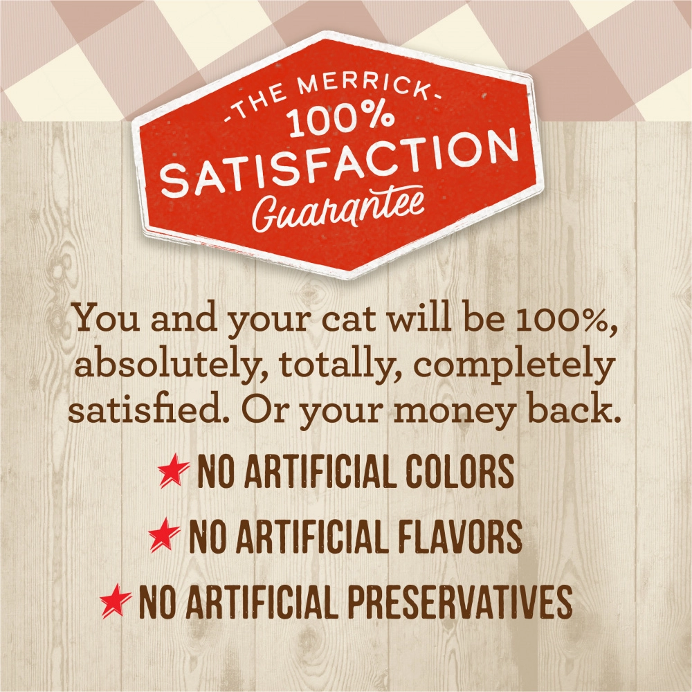Merrick Purrfect Bistro Grain Free Premium Soft Canned Pate Adult Wet Cat Food, High Protein Salmon Recipe