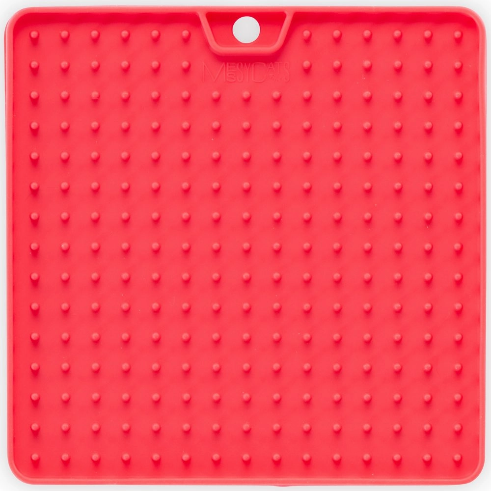 Messy Cats Silicone Reversible Interactive Cat Feeding & Licking Mat (Watermelon)