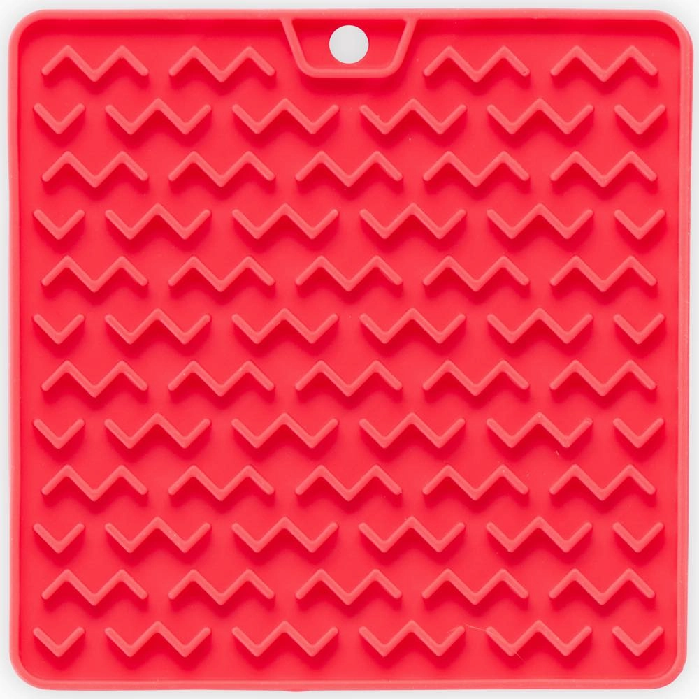 Messy Cats Silicone Reversible Interactive Cat Feeding & Licking Mat (Watermelon)