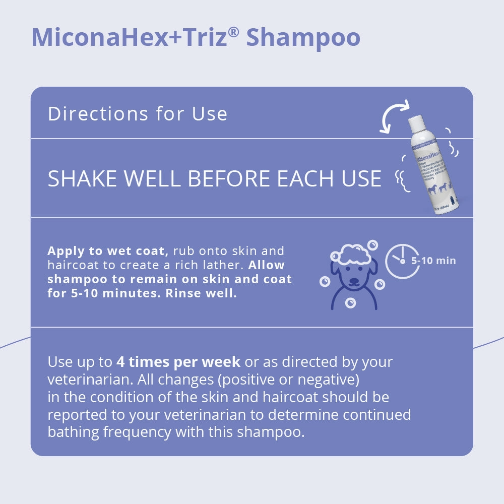 MiconaHex Triz Shampoo, 8 oz
