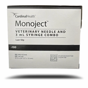 Monoject Luer-Slip (LS) Syringe with Needle Combo
