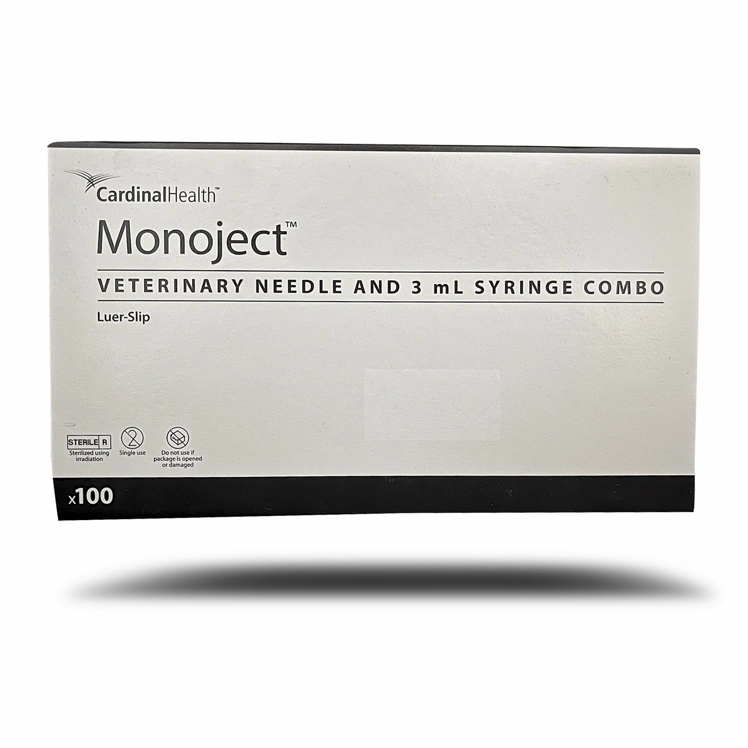 Monoject Luer-Slip (LS) Syringe with Needle Combo