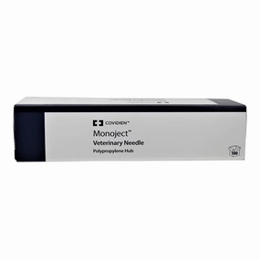 Monoject Needle, Polypropylene Hub, 100 Count