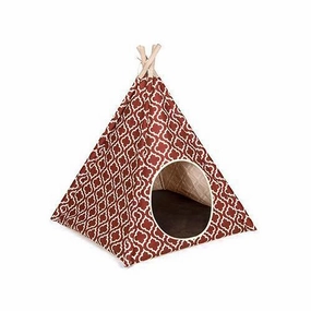 Moroccan Teepee Dog Bed Marsala