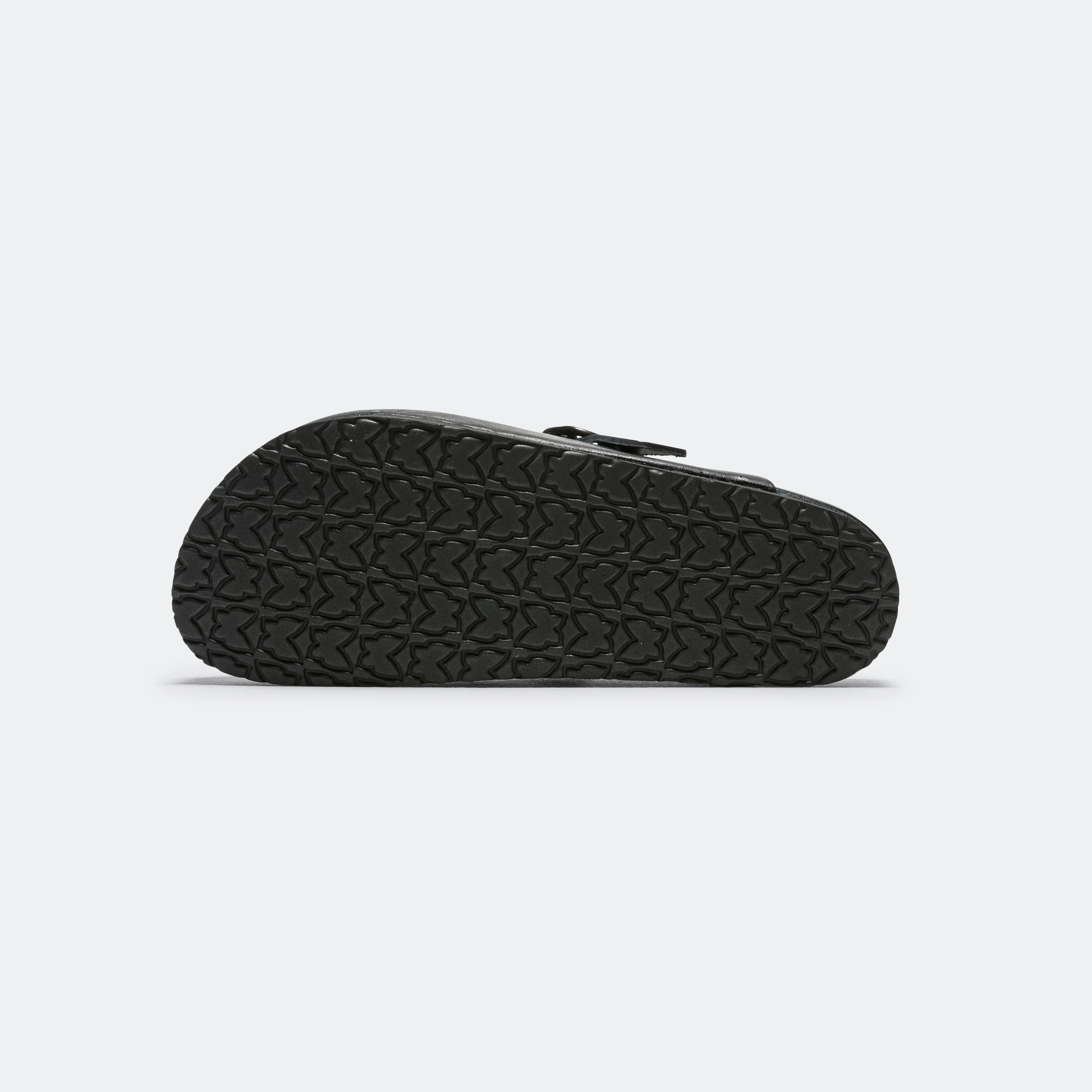 Sandale Clog Needles Clothing - Cuir de vachette noir