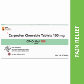 Neo Kumfurt CP Ortho 100mg (Carprofen) Tablets for Dogs (pack of 6 tablets)