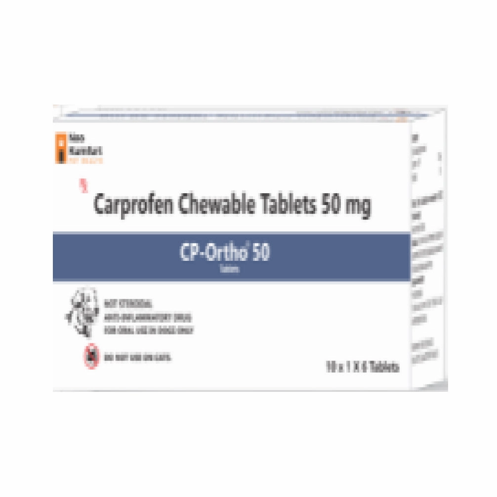 Neo Kumfurt CP Ortho 50mg (Carprofen) Tablets for Dogs (pack of 6 tablets)