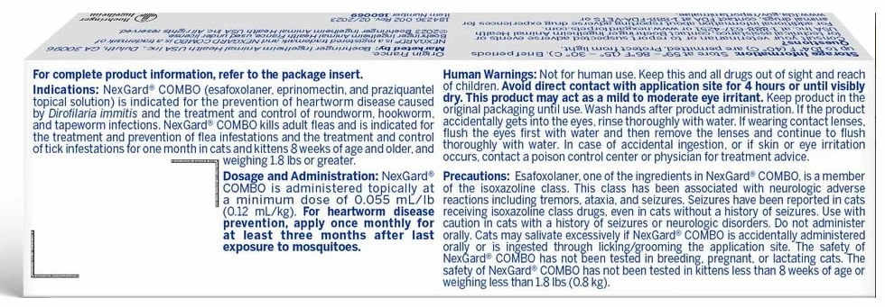 Nexgard Combo Topical for Cats