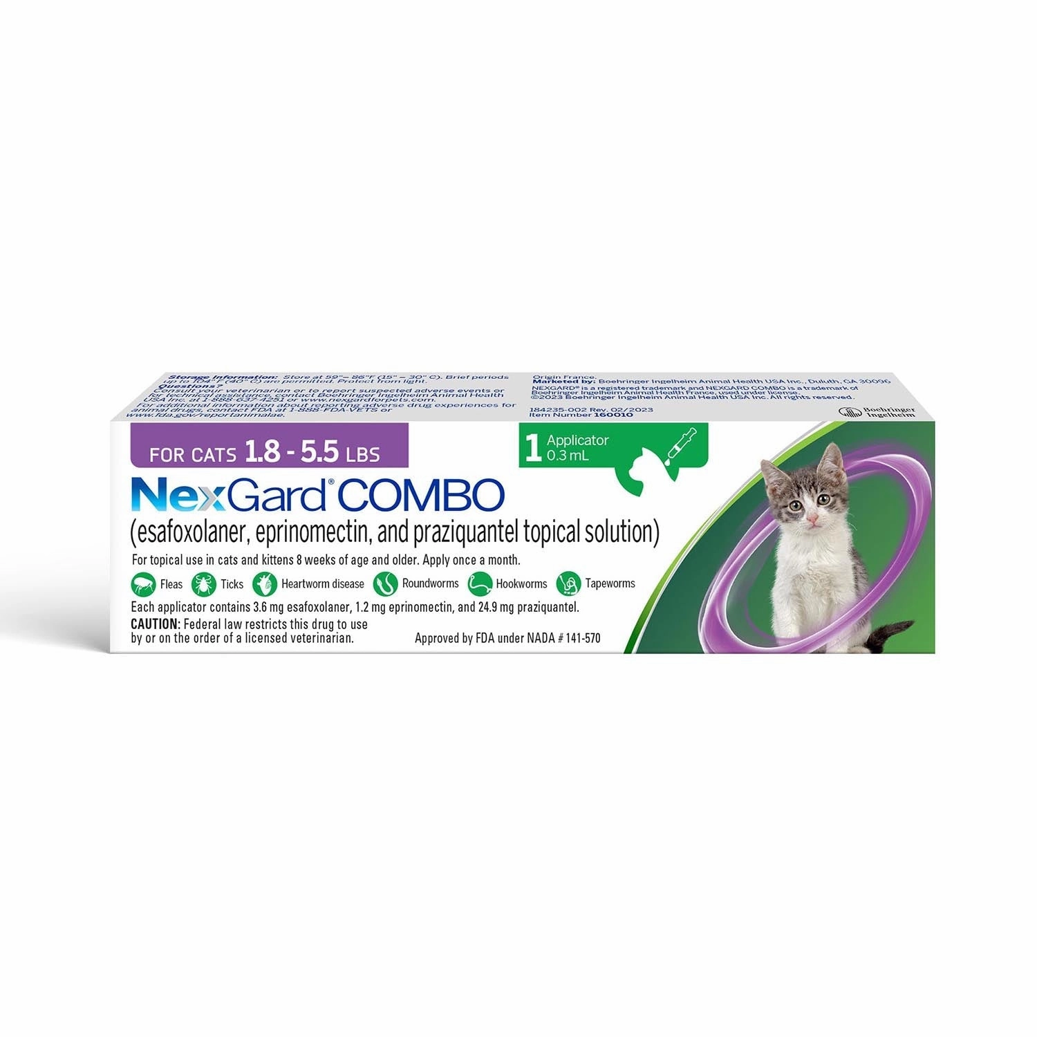 Nexgard Combo Topical for Cats