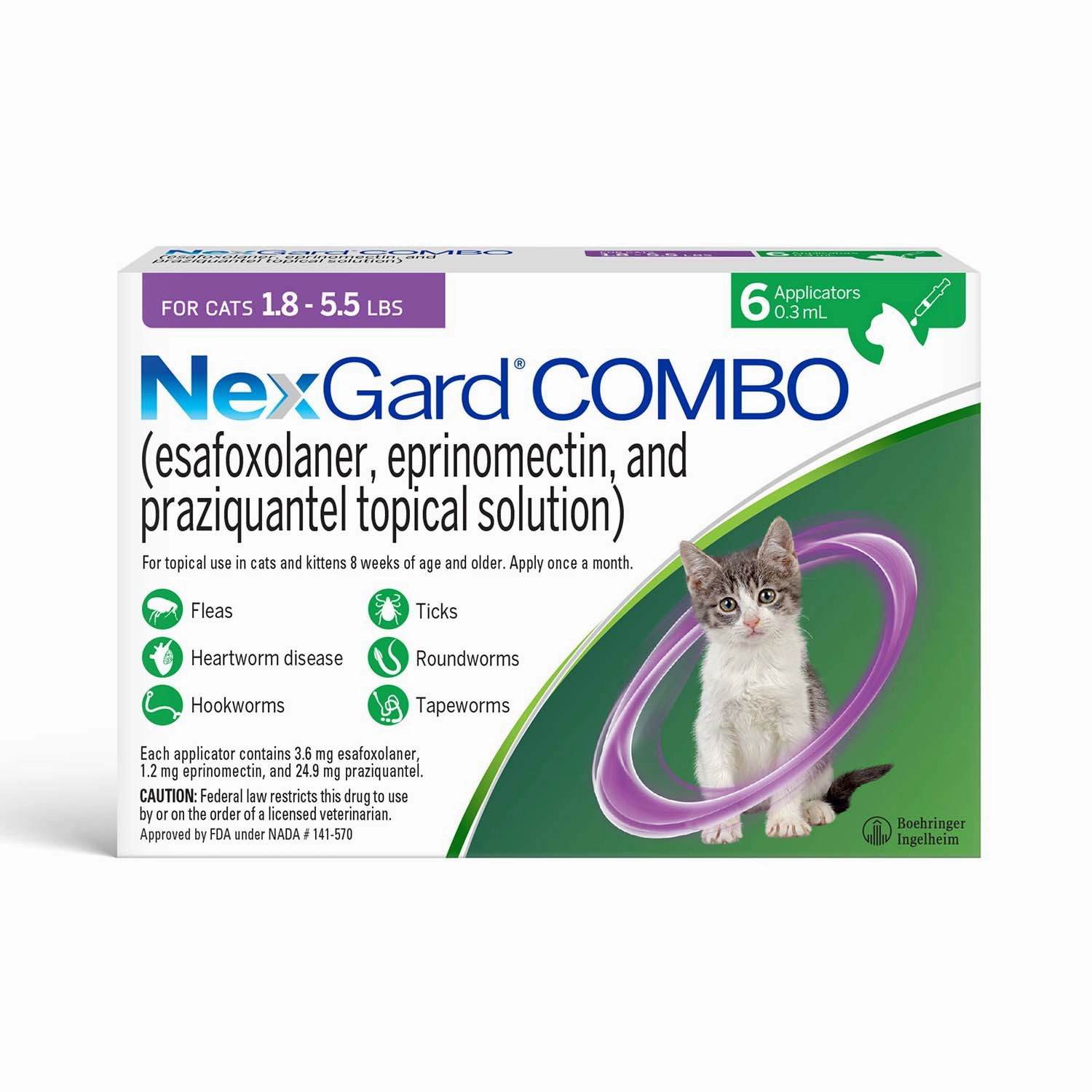 Nexgard Combo Topical for Cats