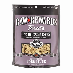 Northwest Naturals Dogs & Cats Raw Rewards Pork Liver Treats 3oz