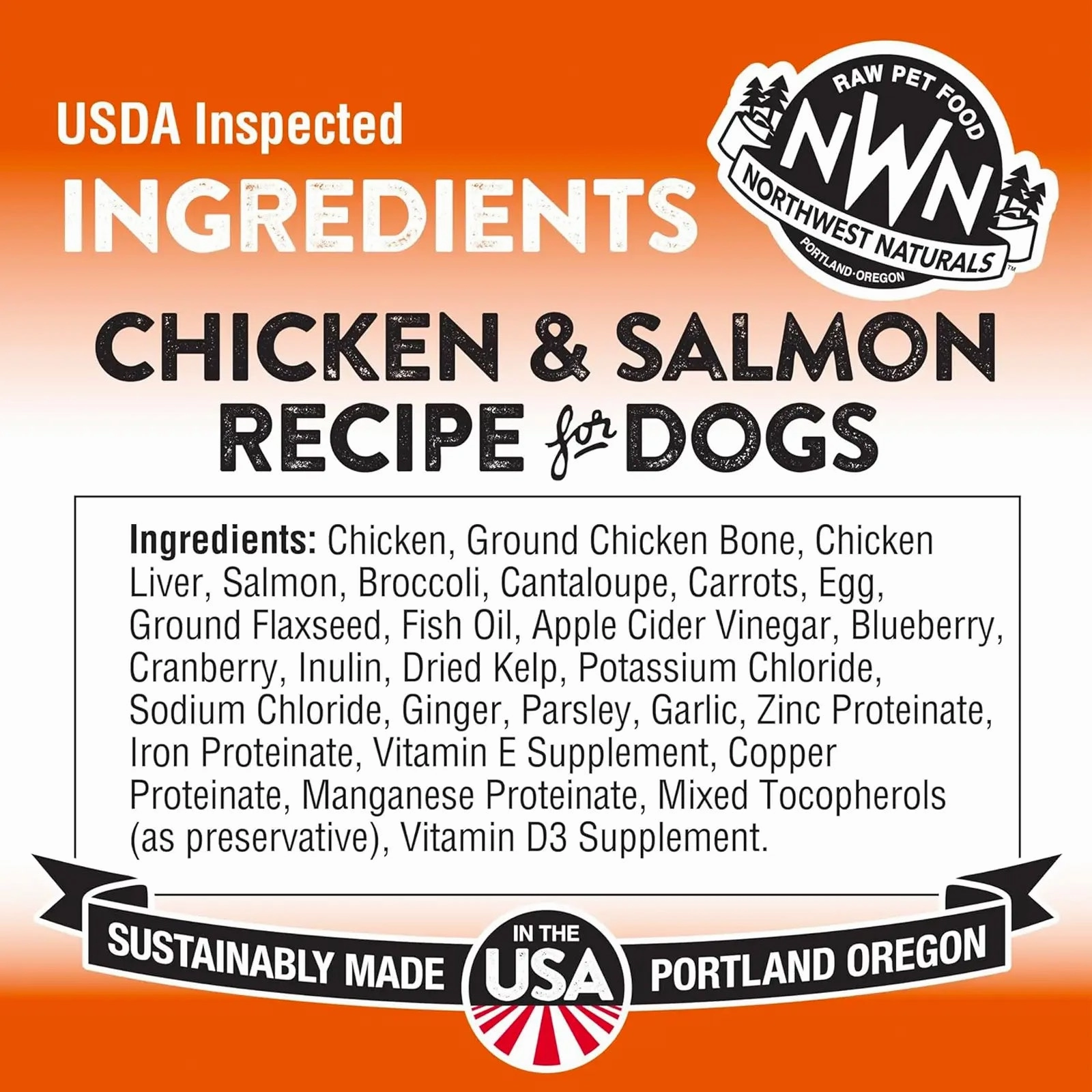 Northwest Naturals Freeze Dried Diets for Dogs - Chicken and Salmon Recipe