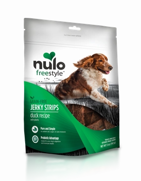 Nulo Freestyle Grain Free Duck & Plum Recipe Jerky Dog Treats