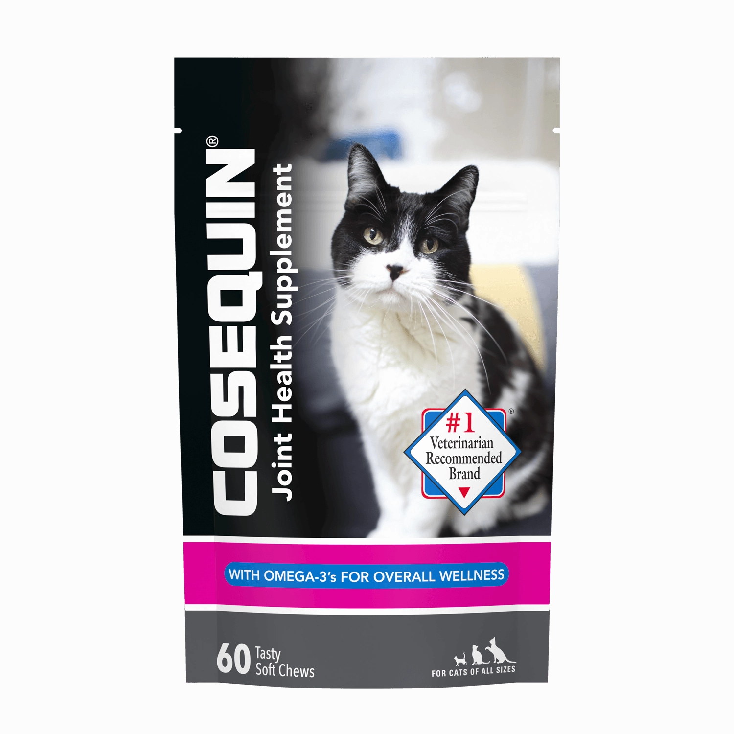 Nutramax Cosequin Joint Health Supplement for Cats - With Glucosamine, Chondroitin, and Omega-3's