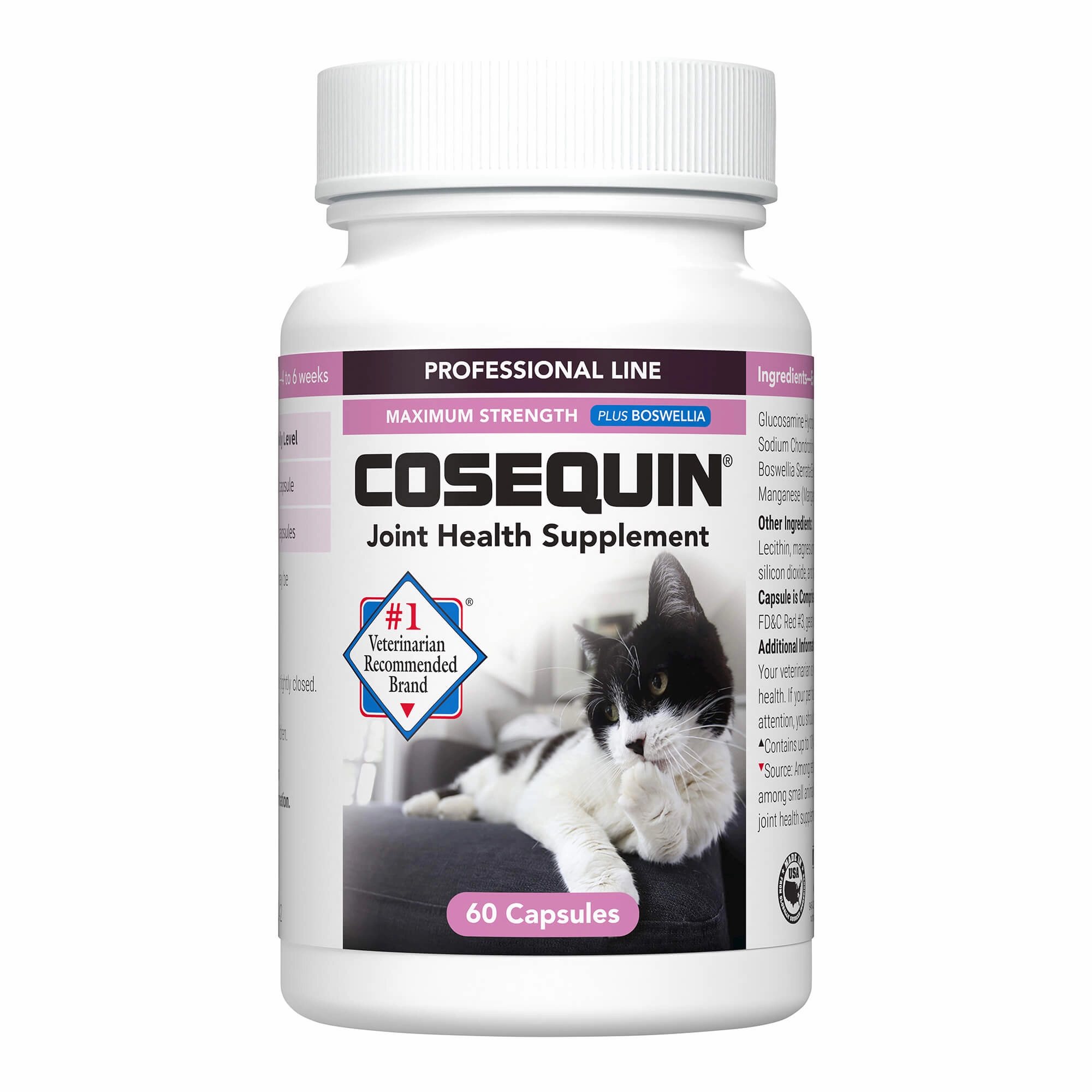 Nutramax Cosequin Professional for Cats, 60 Capsules