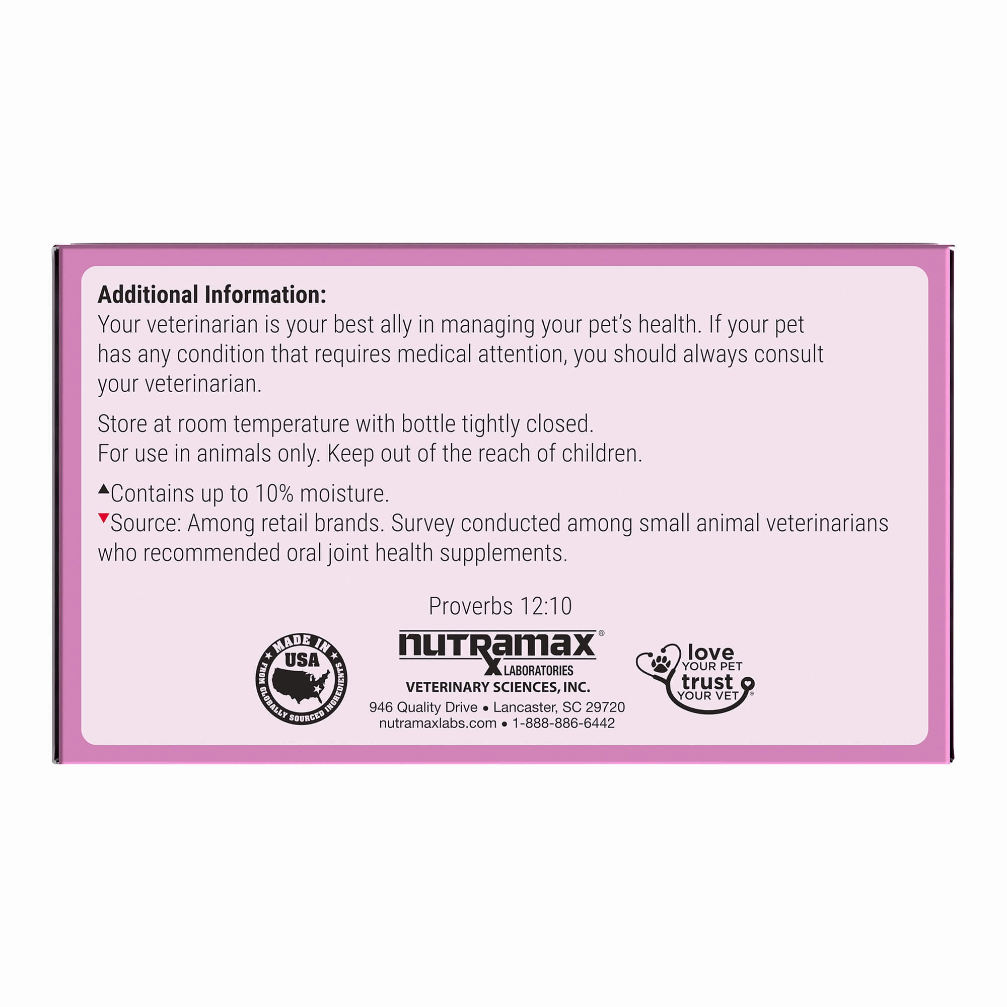Nutramax Cosequin Professional for Cats, 60 Capsules