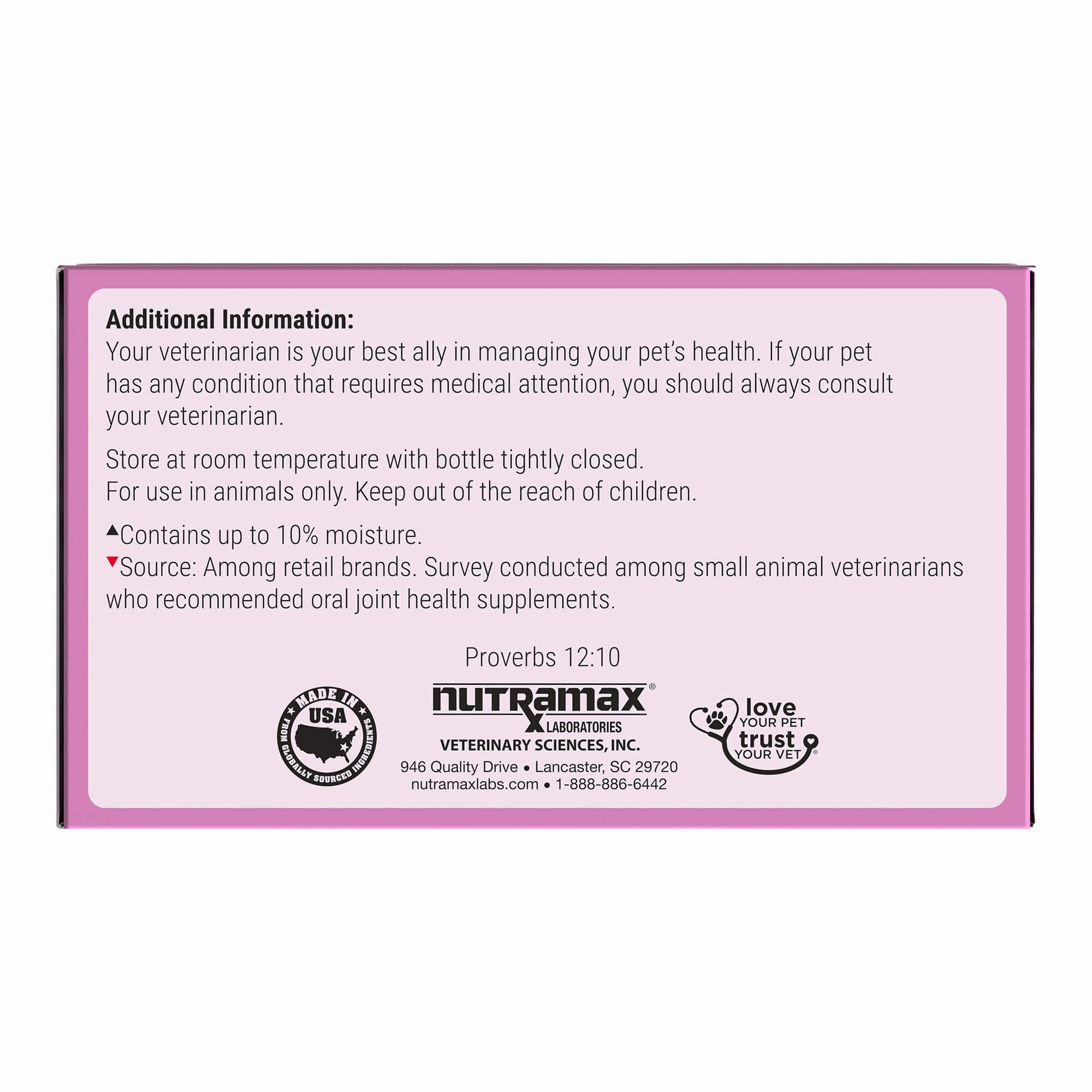 Nutramax Cosequin Professional for Cats, 60 Capsules