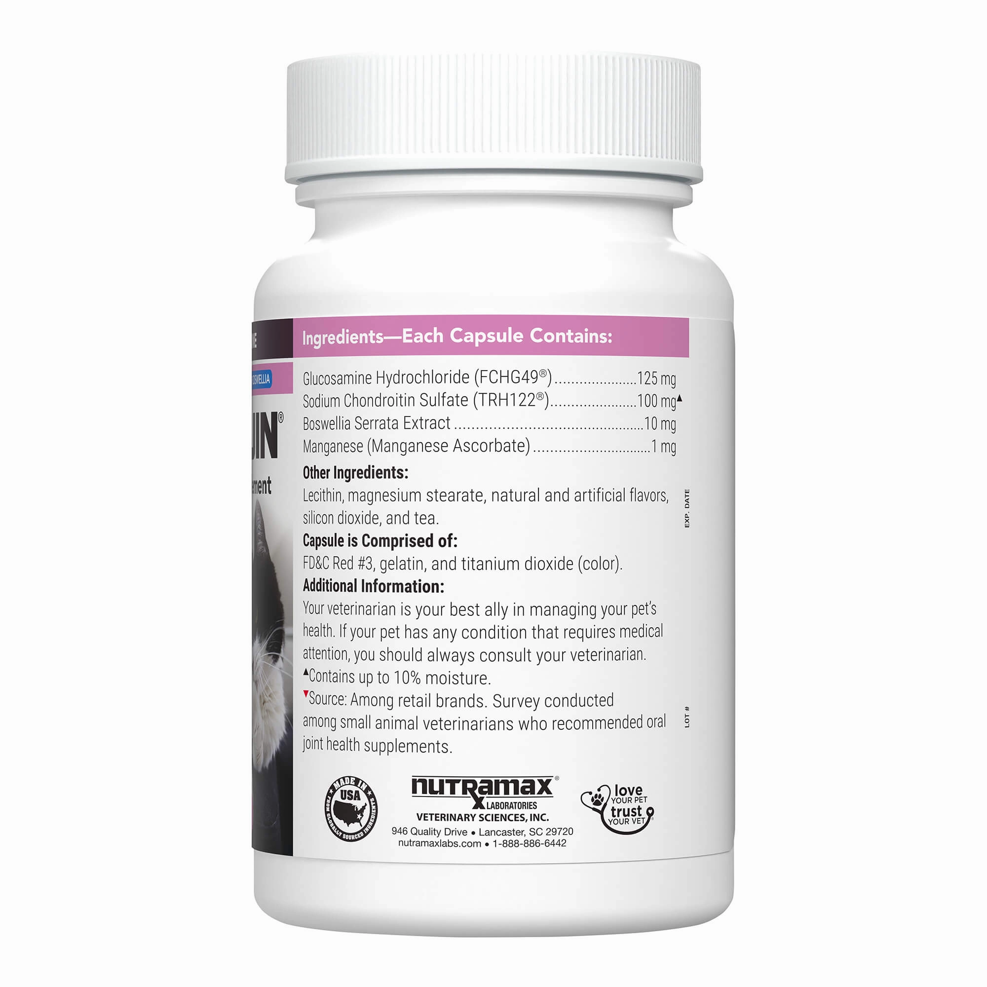 Nutramax Cosequin Professional for Cats, 60 Capsules