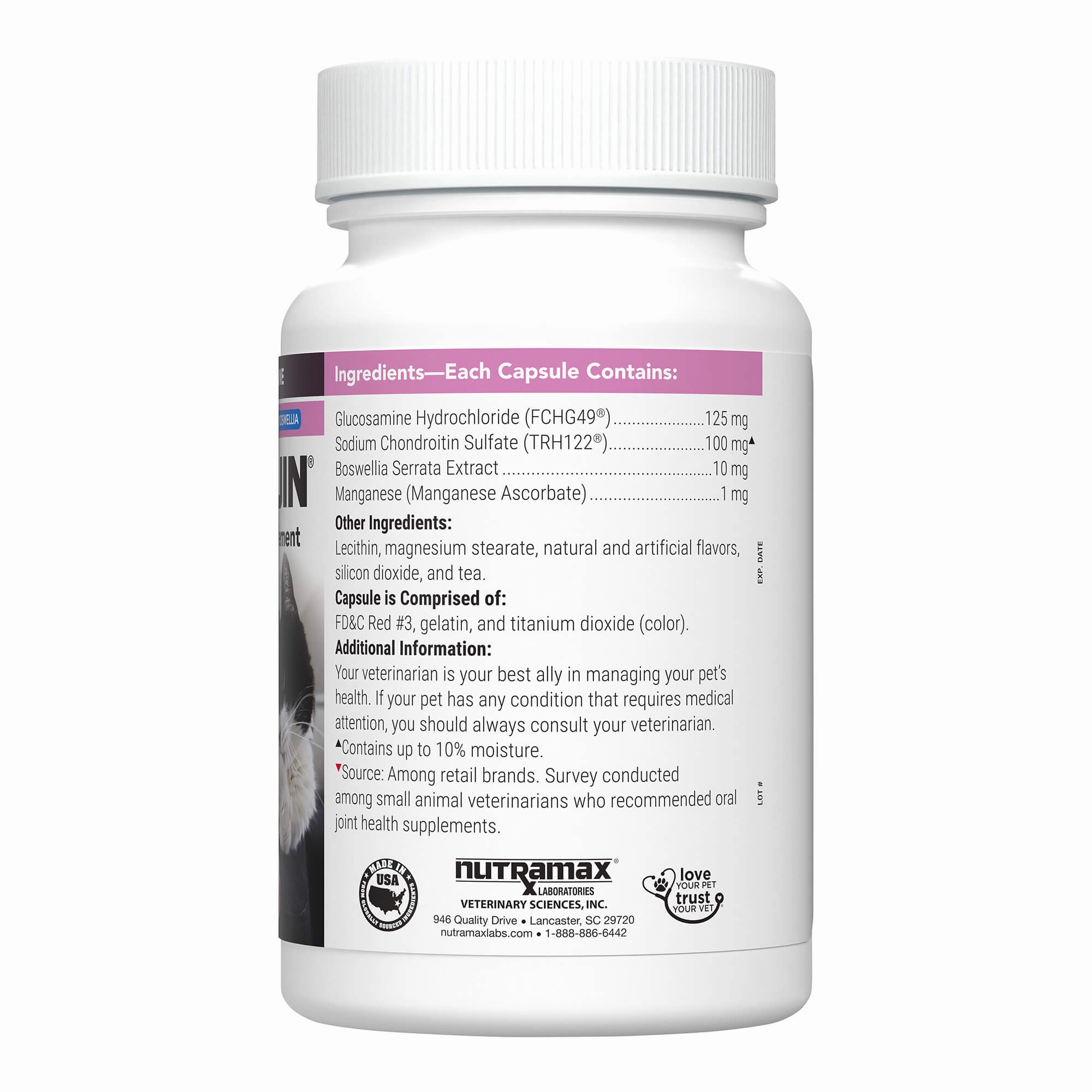 Nutramax Cosequin Professional for Cats, 60 Capsules