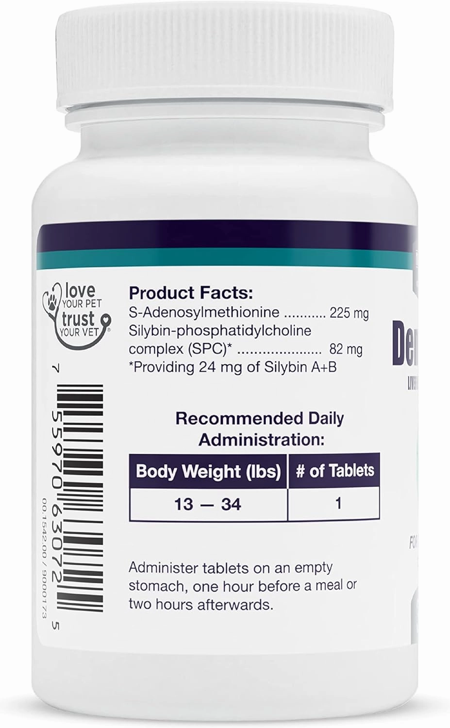 Nutramax Denamarin Liver Health Tablets for Dogs and Cats