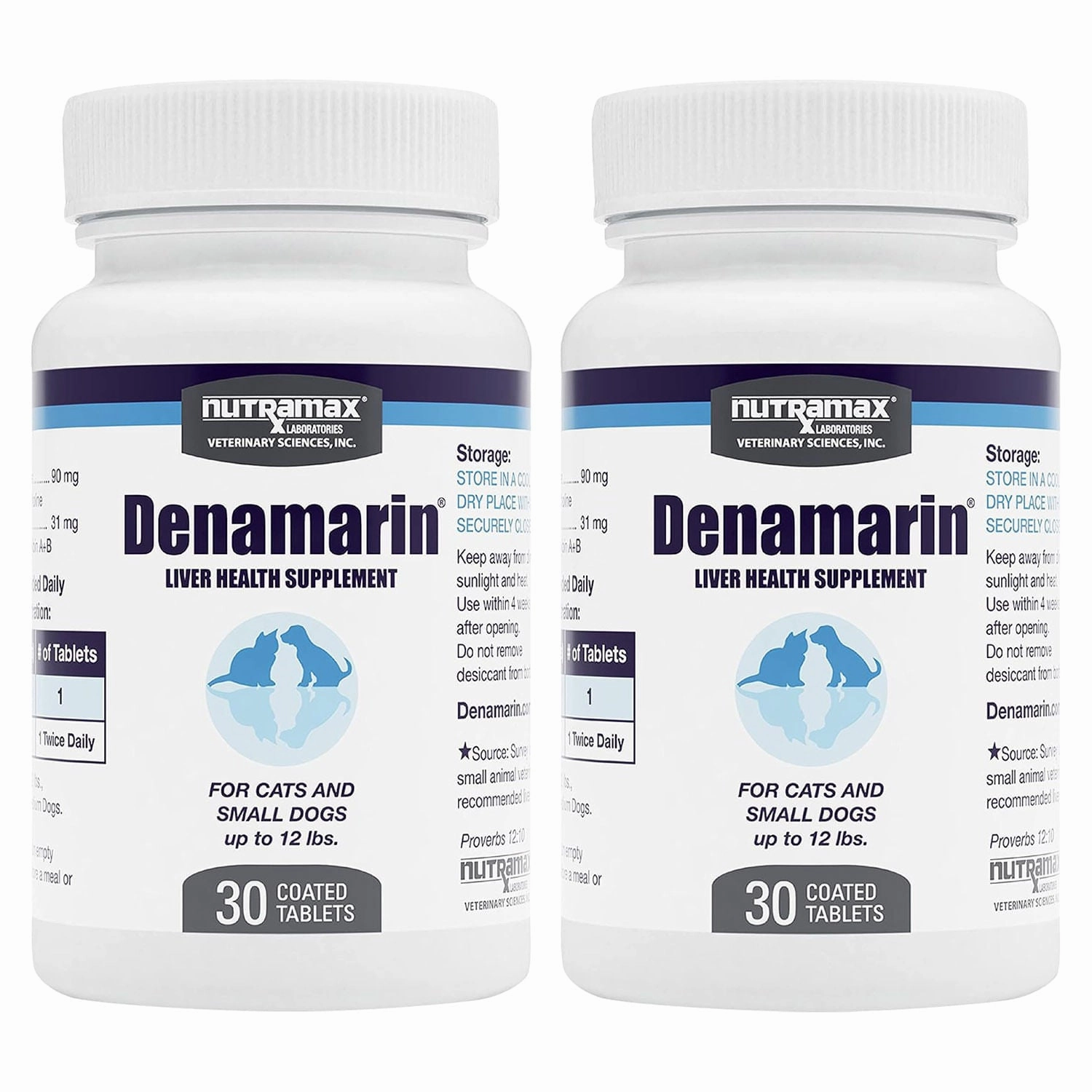 Nutramax Denamarin Liver Health Tablets for Dogs and Cats