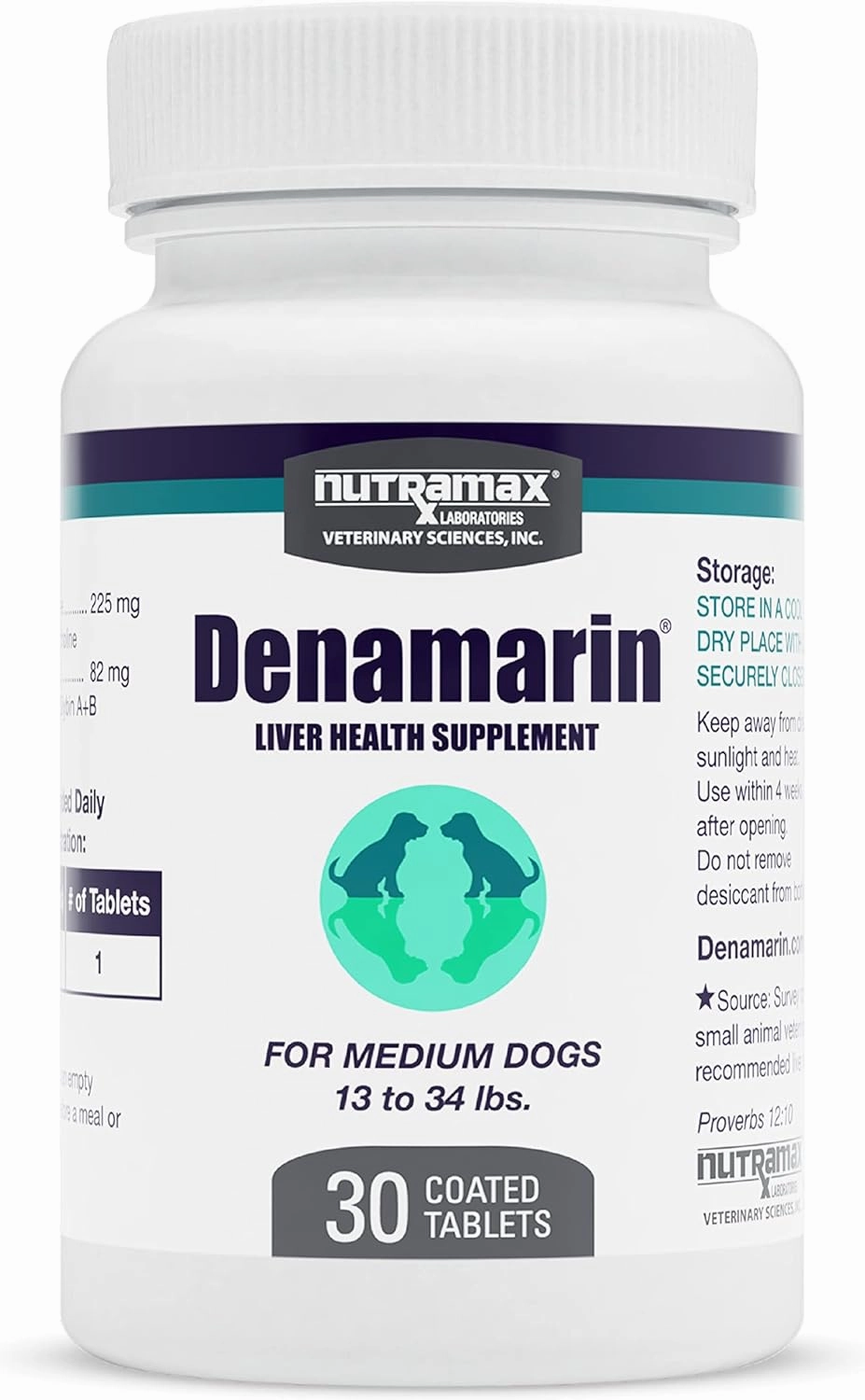 Nutramax Denamarin Liver Health Tablets for Dogs and Cats