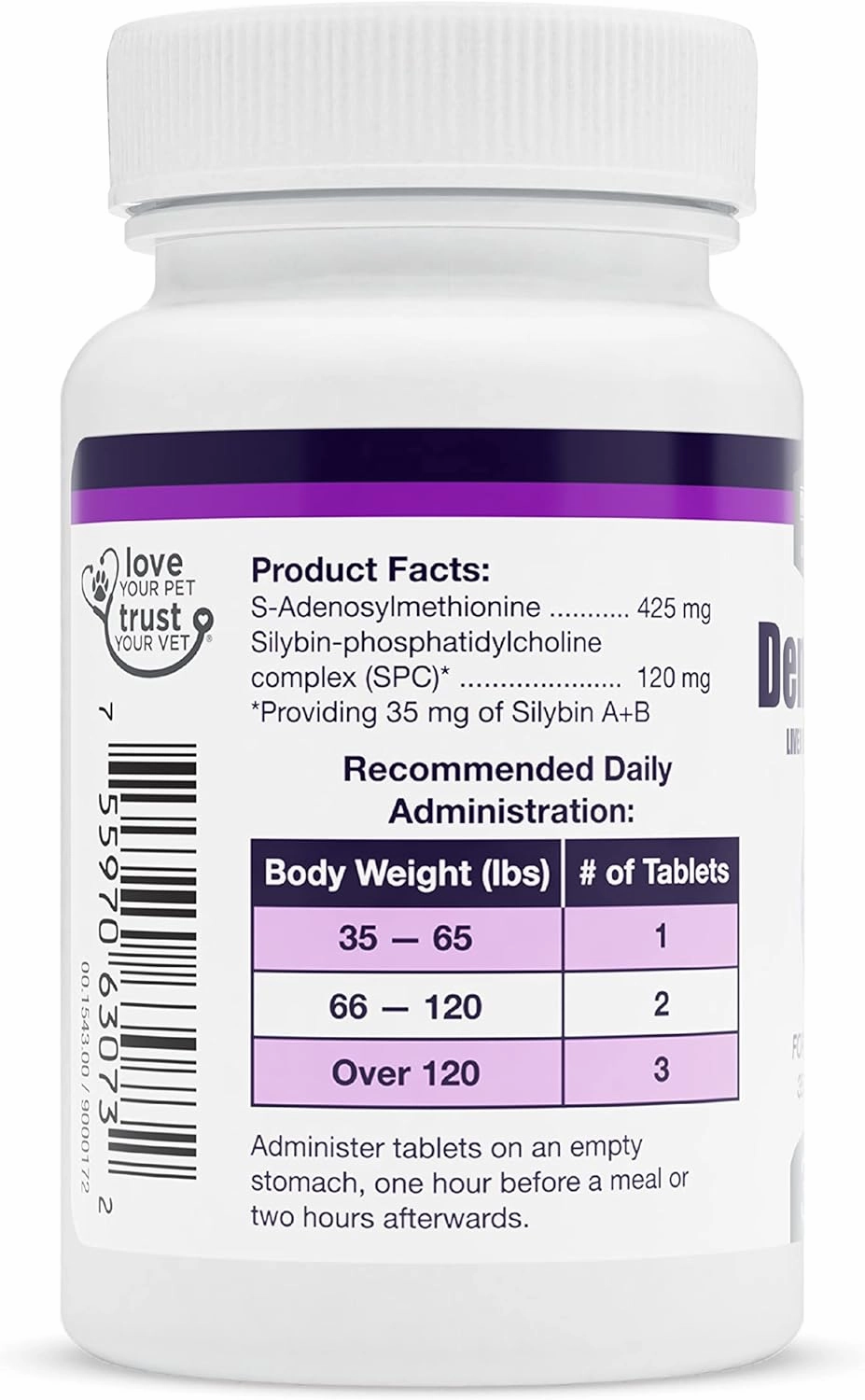 Nutramax Denamarin Liver Health Tablets for Dogs and Cats