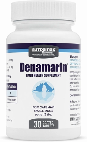 Nutramax Denamarin Liver Health Tablets for Dogs and Cats