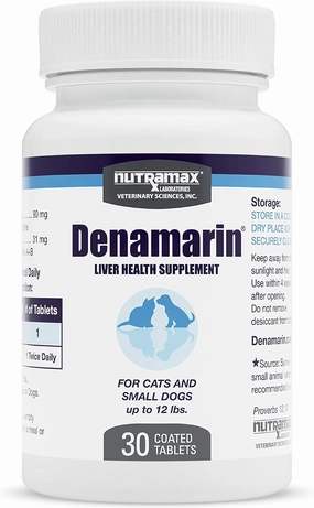 Nutramax Denamarin Liver Health Tablets for Dogs and Cats