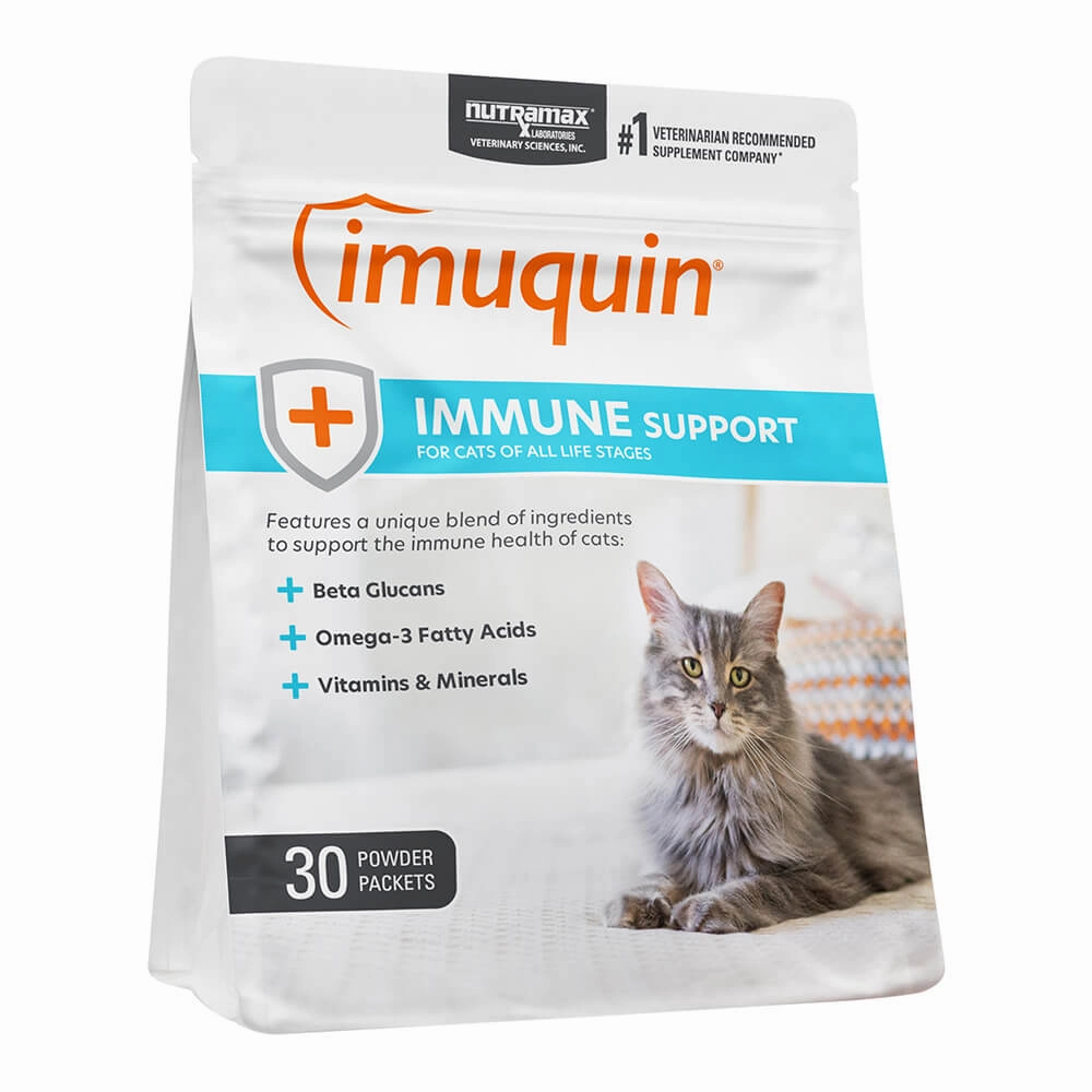 Nutramax Imuquin Immune Health for Cats, 30 Packets