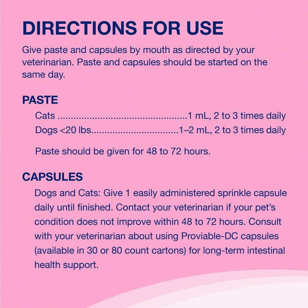 Nutramax Proviable-KP/DC Kit for Dogs and Cats, 10 Capsules