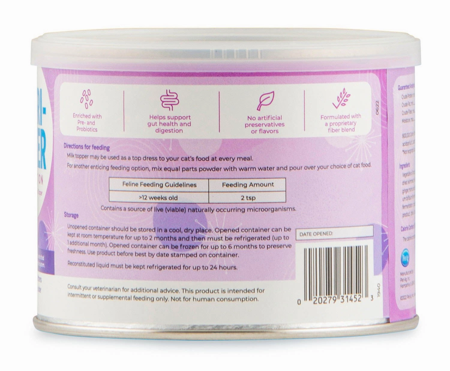 Nutri-Mixer Digestive Topper for Cats & Kittens, 6 oz