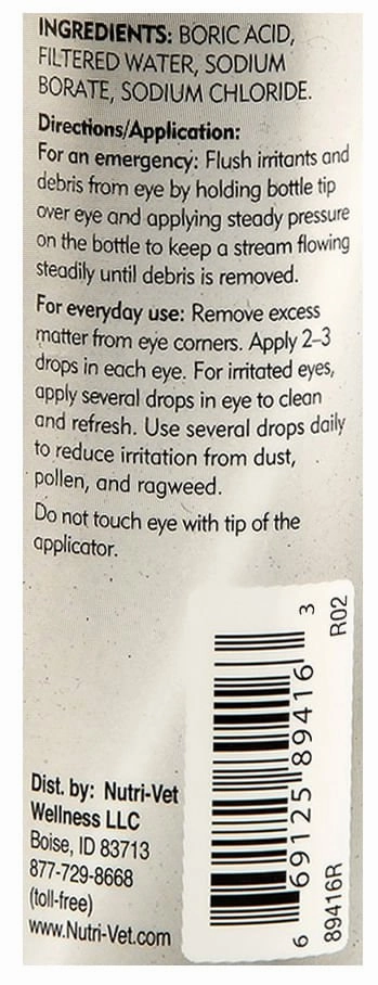 Nutri-Vet Cat Eye Rinse, 4 oz