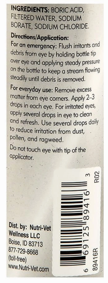 Nutri-Vet Cat Eye Rinse, 4 oz