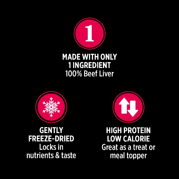 Nutrience SubZero Freeze-Dried Beef Liver Dog Treats