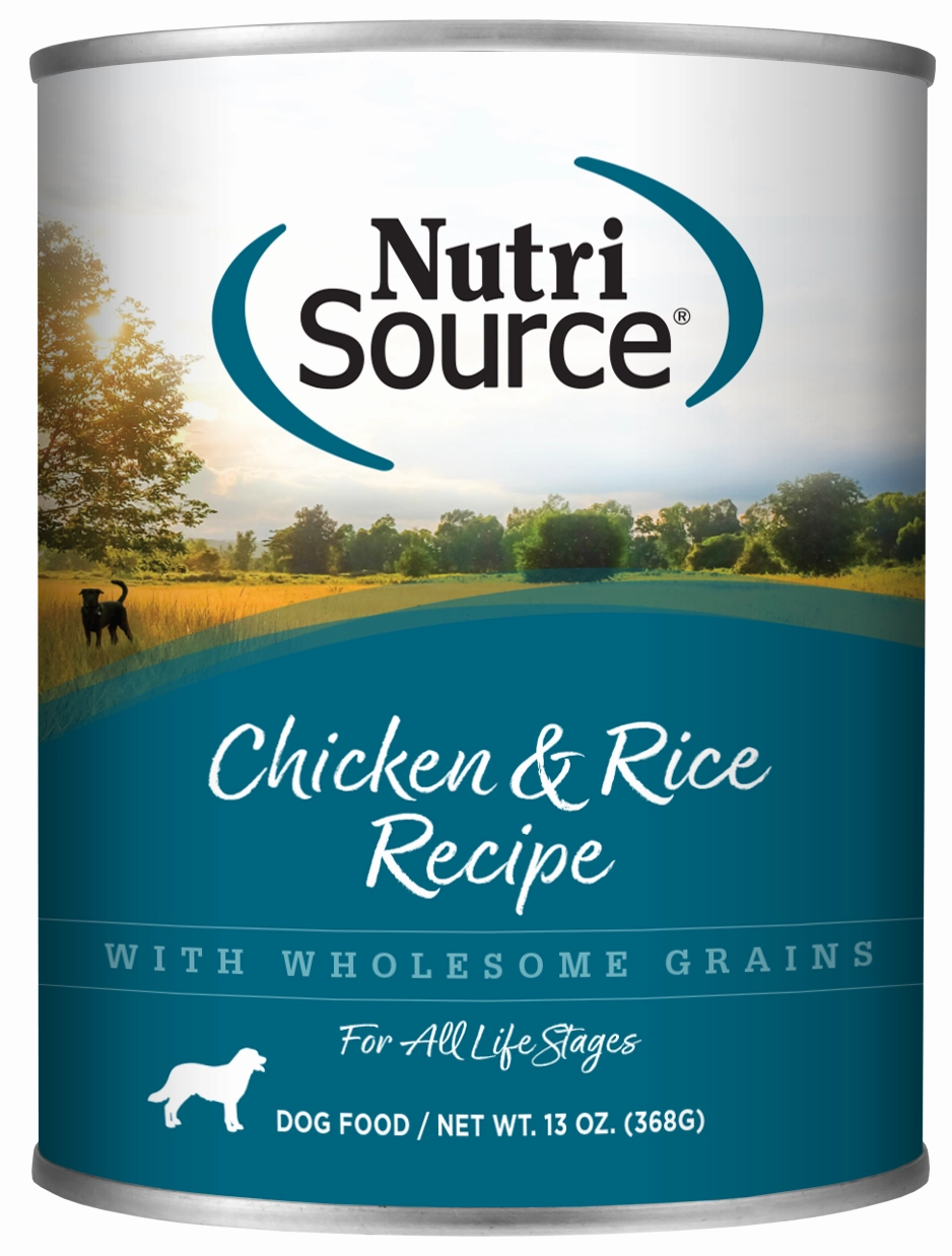 NutriSource Chicken & Rice Canned Dog Food