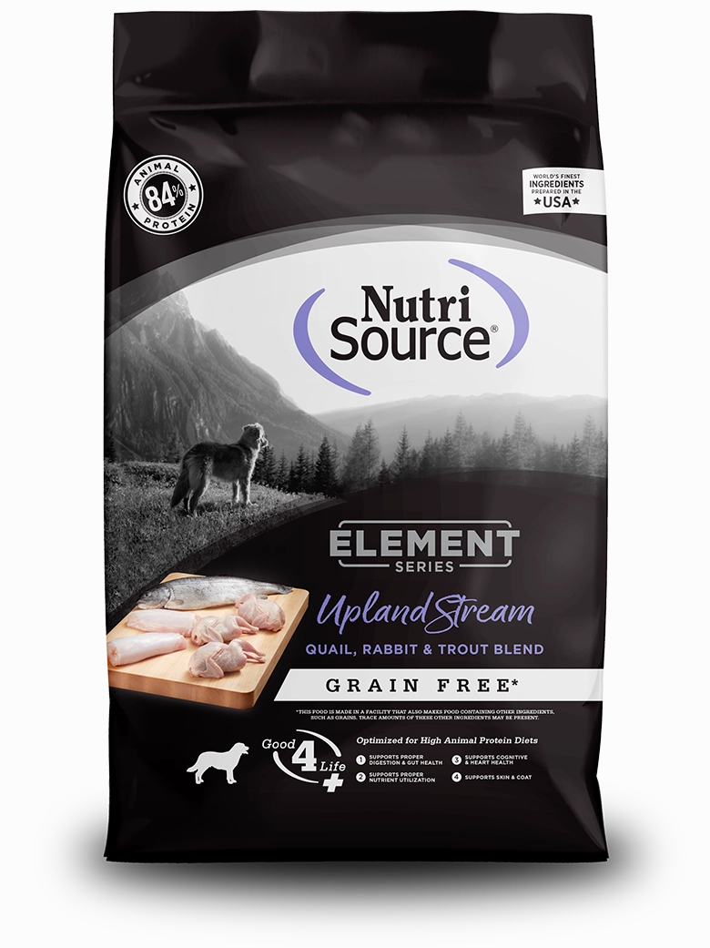 NutriSource Element Series Upland Stream Grain Free Recipe Dry Dog Food