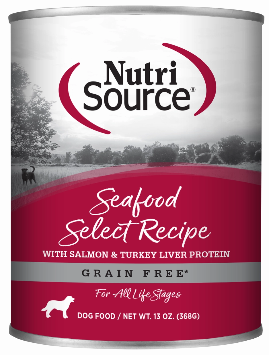 NutriSource Grain Free Seafood Select Canned Dog Food