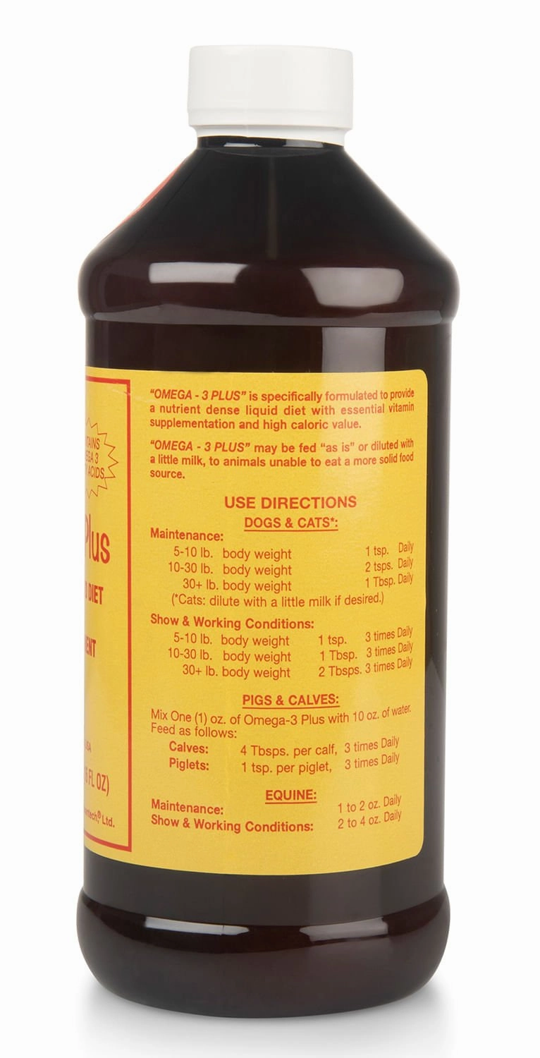 Omega-3 Plus High Calorie Liquid, 16 oz