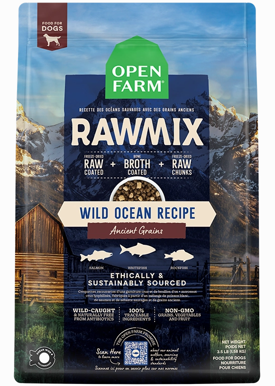 Open Farm Ancient Grains RawMix Wild Ocean Recipe Dog Food