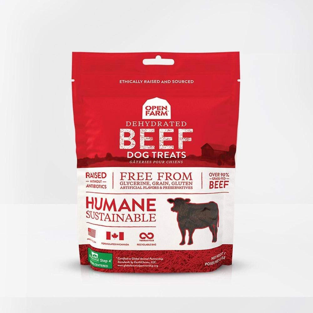 Open Farm Dehydrated Beef Dogs Treats 4.5oz