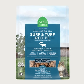 OPEN FARM Freeze-Dried Raw Surf & Turf Recipe for Cats