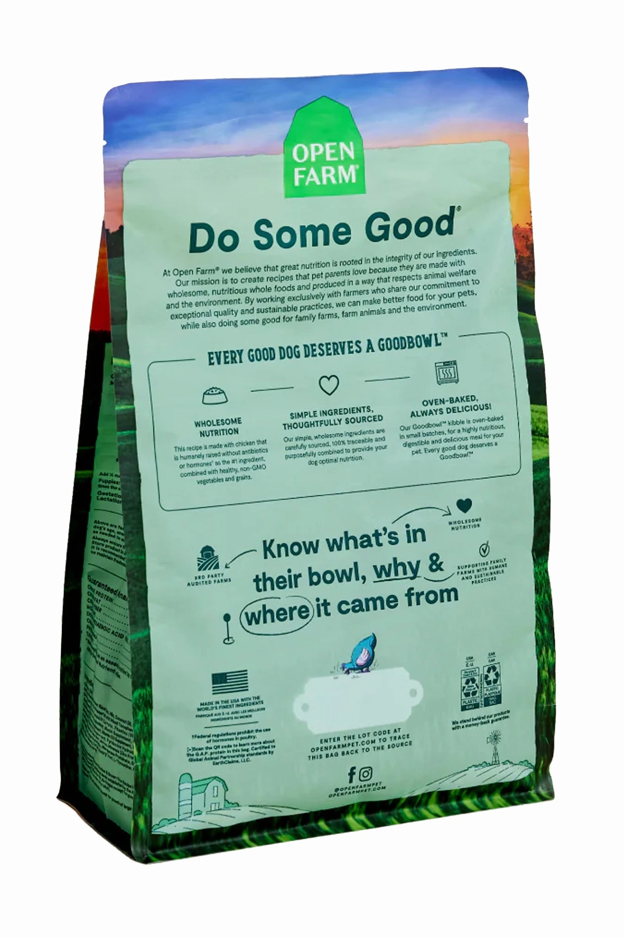 Open Farm Goodbowl Chicken and Brown Rice Dry Dog Food