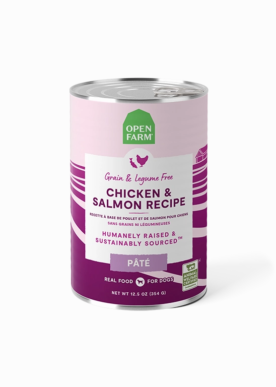 Open Farm Grain Free Chicken & Salmon Pate Wet Dog Food