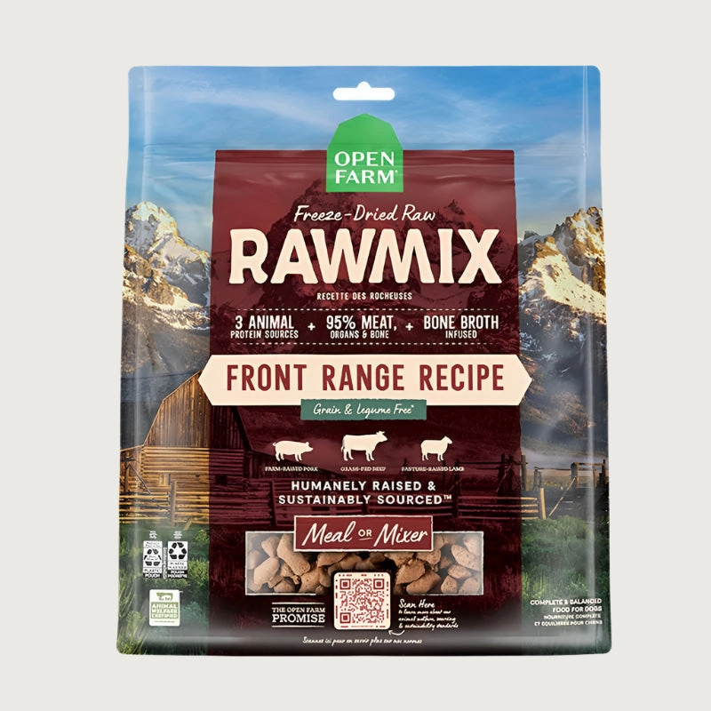 OPEN FARM RawMix Freeze-Dried Raw Front Range Recipe for Dogs