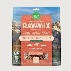 OPEN FARM RawMix Freeze-Dried Raw Tide & Terrain Recipe for Dogs