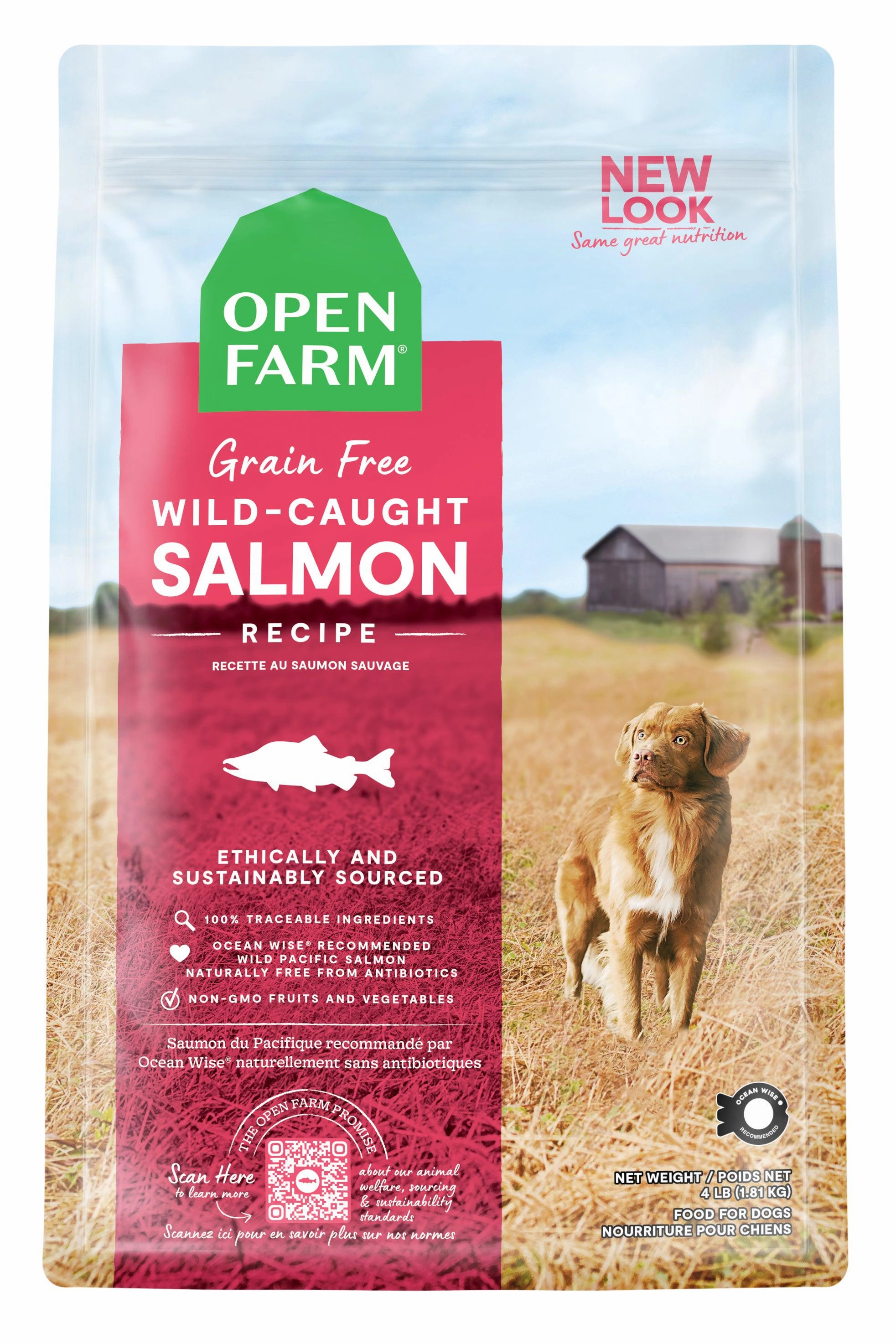 Open Farm Wild-Caught Salmon Dry Dog Food