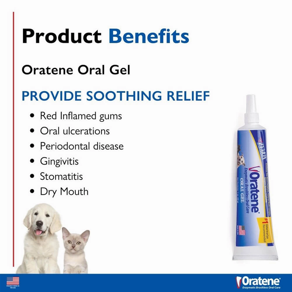 Oratene Veterinarian Antiseptic Oral Gel, 1 oz