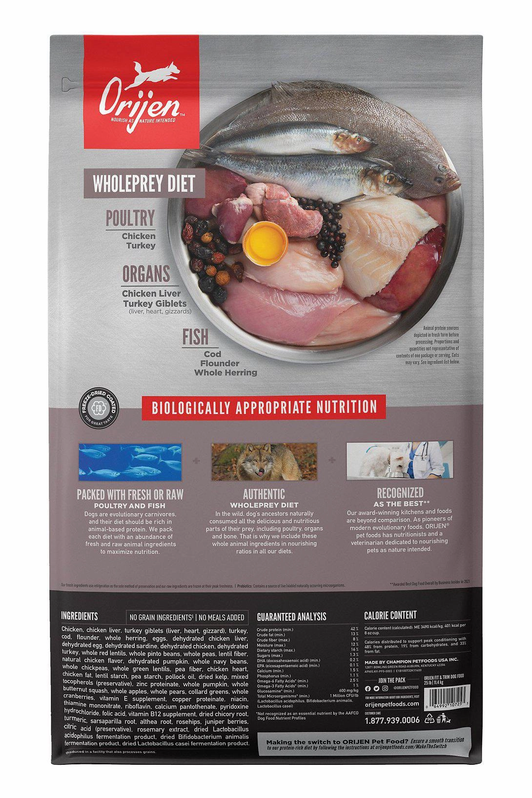 Orijen Fit and Trim Dry Dog Food