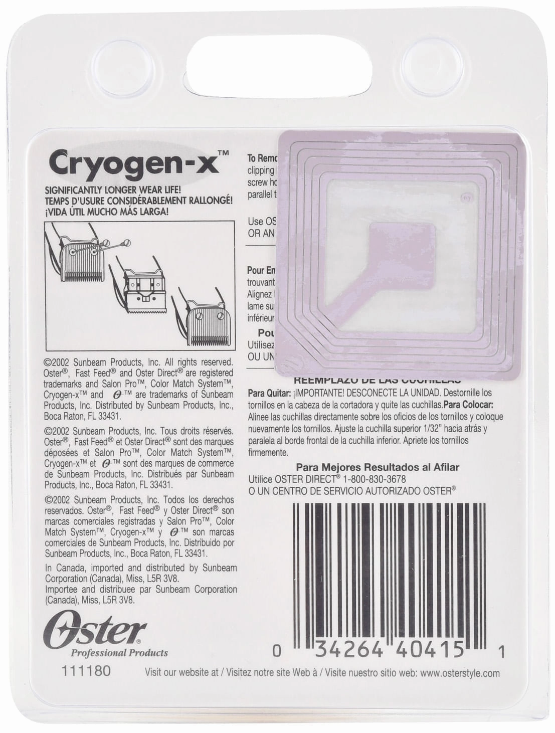 Oster Adjusta-Groom Replacement Blade (78733-010)